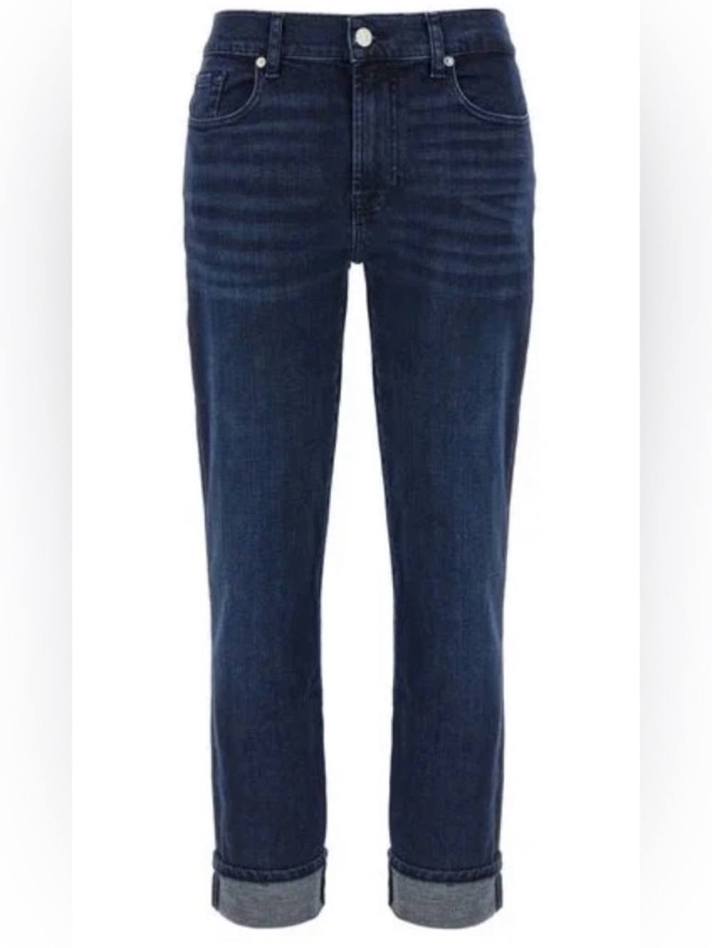 7 For All Mankind Dark Indigo Relaxed Skinny Jeans